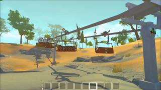 KUPPELBARER SESSELLIFT 6CLD mit REKORDVERDÄCHTIGER Förderleistung 4320ph in Scrap Mechanic [upl. by Enibas]