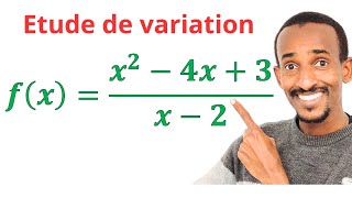 Études de variation dune fonction rationnelle [upl. by Amees]