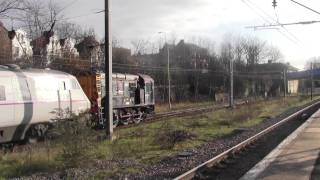 Wabtec Gronk 08596 Shunting EC 225 Round Bounds Green Depot [upl. by Aubine258]