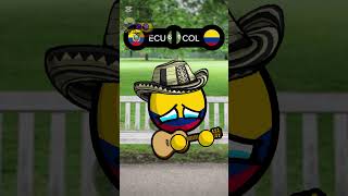 Colombia vs Ecuador polandballesfuerte humor memes polanball polandballlegacy history parati [upl. by Nazario]