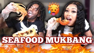 SEAFOOD MUCKBANG WITH PAYTON B 🖤🔥 [upl. by Coats]