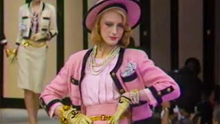 Iconic CHANEL Spring 1983 Runway  Videofashion Library [upl. by Garratt102]