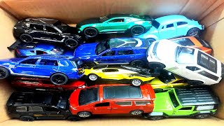 Box Full of Model Cars Bugatti Veyron BMW M4 McLaren 720s Mercedes Amg GT Lexus LC500 diecast [upl. by Eneleahs]