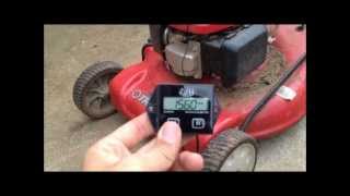 Lawnmower Tachometer  Hour Meter Install [upl. by Hedgcock]