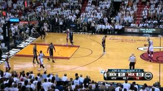 Nets vs Heat Game 5 Highlights  Ray Allen Buries Garnett and Pierce [upl. by Airda541]