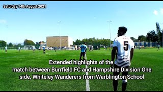 Burrfields vs Whiteley Wanderers Friendly [upl. by Kcirdez377]