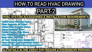 How to read HVAC drawingPart 2 l HVAC Drawing l HVAC tutorial l Middle East High Rise Building [upl. by Eylrac780]