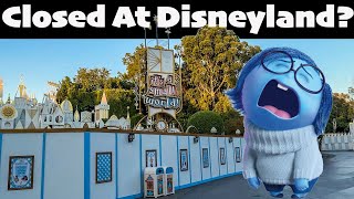 EVERYTHING That Is CLOSED At Disneyland  October 2024 [upl. by Merry289]