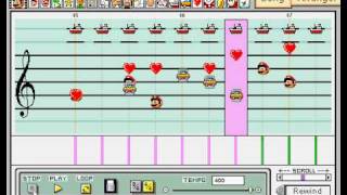 Yoshis Island Theme  Mario Paint Composer [upl. by Rici]