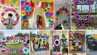 Photo booth  Photo frame decoration ideas [upl. by Ytirahc340]