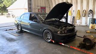 500hp at the crank on the Partee Racing HighOutput NA S62 in the E39 BMW M5 tuned by Matt Lambert [upl. by Aliam]