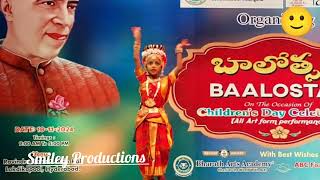 Paluke bangaramayena ll Tejaswi dance performance ll baalostav ll children day special [upl. by Rufford]