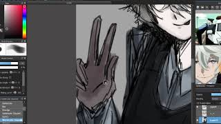 police nikolai gogol  bsd speedpaint [upl. by Adle]