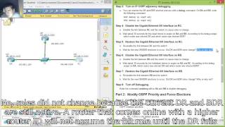 101112  51212 Packet Tracer  Determining the DR and BDR [upl. by Veal]