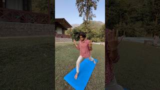 Yoga amidst pure nature  Yogada in the Himalayas yoga yogada 🧘🏻‍♂️🌋🌺 [upl. by Cornia751]