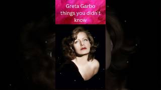 Greta Garbo 6 surprising things you didnt know shorts [upl. by Ilrahs]