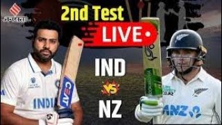 INDIA vs NZ Zealand 2nd test Live score [upl. by Bulley283]