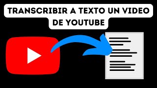 Cómo transcribir o resumir un video de YouTube a texto🎥➡ 📝 [upl. by Nonnah]