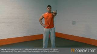 Single Arm Dumbbell Front Raise [upl. by Bashuk]