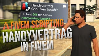 Handyvertrag in FiveM programmieren  FiveM Scripting 17 LUA für Beginner [upl. by Annauqal758]