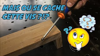 Astuce Technique de la vis invisible peu importe le bois utilisé [upl. by Ydollem]