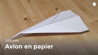 Faire un avion en papier  Origami [upl. by Attenra235]