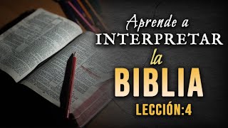 Cómo entender la Biblia HermenéuticaLección  4 [upl. by Huldah308]