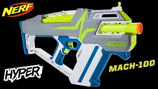 Nerf Hyper Mach 100 Full Auto Blaster [upl. by Mllly]