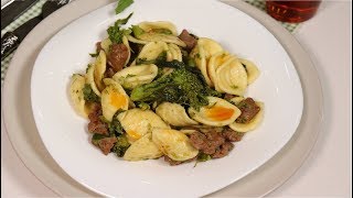 ORECCHIETTE CON LE CIME DI RAPA  RICETTE ORIGINALE PUGLIESE [upl. by Mortimer230]