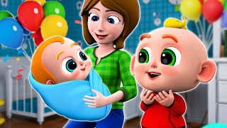 Meet Our Baby Brother👶🏻 New Baby Song  Pregnant Mom Care🤰 and More Nursery Rhymes amp Kids Songs [upl. by Maje]