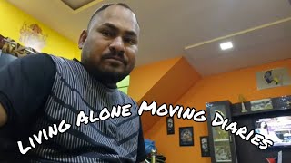 Living Alone Moving Diaries  India life  Daily Routine vlog  minivlog [upl. by Kcirdnek]