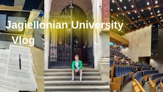 VLOG  daily life at Jagiellonian University [upl. by Targett]