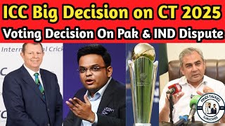 ICC Calls Emergency Meeting to Resolve Pak amp India Dispute On Champions Trophy [upl. by Enelrihs]