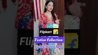 Unboxing 💕 Flipkart Must Have Festive Kurti  Kurta set💕 unboxing flipkart shorts anjana  viral [upl. by Dotty327]