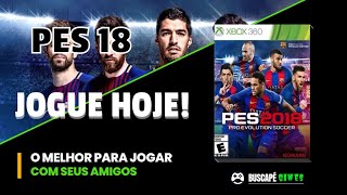 JOGOS XBOX 360  PES 18 MIDIA DIGITAL midiadigital [upl. by Amrak711]