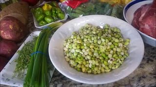 How to cook jamaican Green gungo peas soup Peas soup recipe [upl. by Hars344]