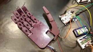 Dextra robotic hand finger motion demonstration [upl. by Fredette605]