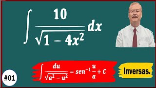 Integrales trigonométricas inversas ∫10√14x2  dx [upl. by Rumney]