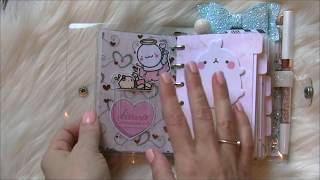 Pocket Rings Planner Flip  Valentines Day Setup [upl. by Forrest]