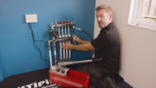 Pressure Testing Your Underfloor Heating System [upl. by Enttirb]