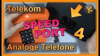 Telekom Speedport Smart 4 Analoge Telefone einrichten [upl. by Enala955]