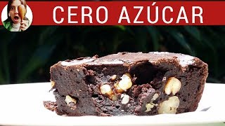 BROWNIE SIN AZÚCAR Recetas sin azúcar [upl. by Lory]