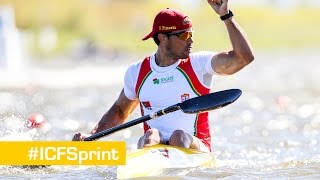 Final K1M 1000m Sprint 1  MontemorOVelho 2015 [upl. by Luapnaes]