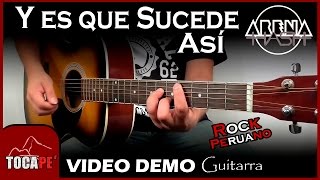 Y ES QUE SUCEDE ASÍ 👫  Arena Hash  GUITARRA Cover  TocaPe N°017 [upl. by Ancier]