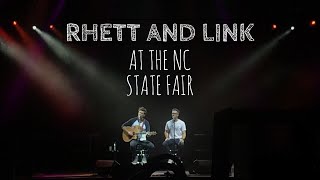 Rhett amp Link at the NC State Fair [upl. by Anyek]