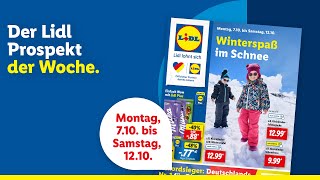 Der Lidl Prospekt der Woche  Angebote von Montag 710 bis Samstag 1210 [upl. by Walrath]