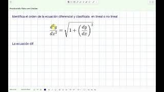 Clasificación de ecuaciones diferenciales 2 [upl. by Lenee507]