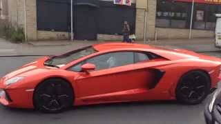 Lord Aleems Aventador spotted in Bradford [upl. by Hound]