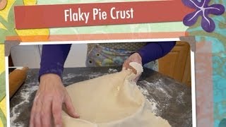 Flakey Pie Crust Perfect 60 Second Recipe [upl. by Manon247]