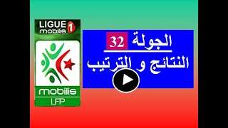 Algérie 19072021 Ligue 1 mobilis  résultats et classement  journée 32 [upl. by Dwaine]